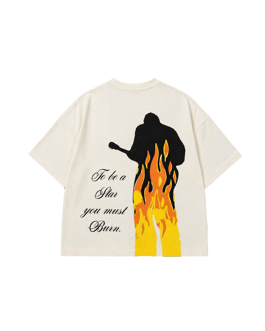 The Burning Star Boxy Oversized Tee