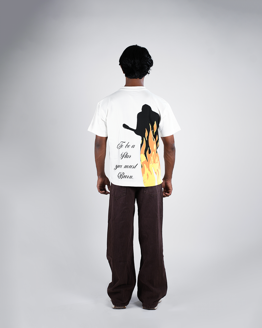 The Burning Star Boxy Oversized Tee