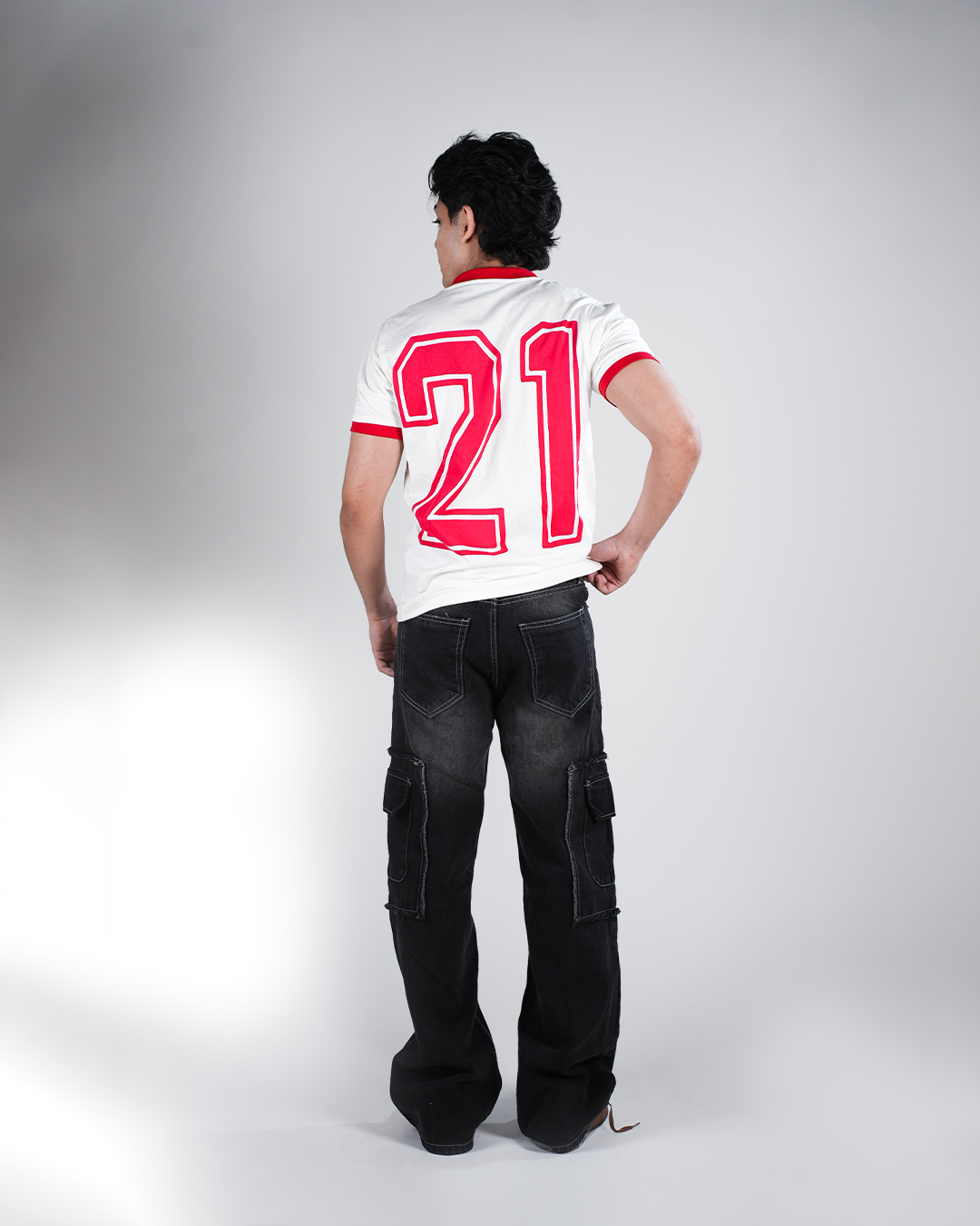 The Saints Varsity Ringer Regular Fit Tee