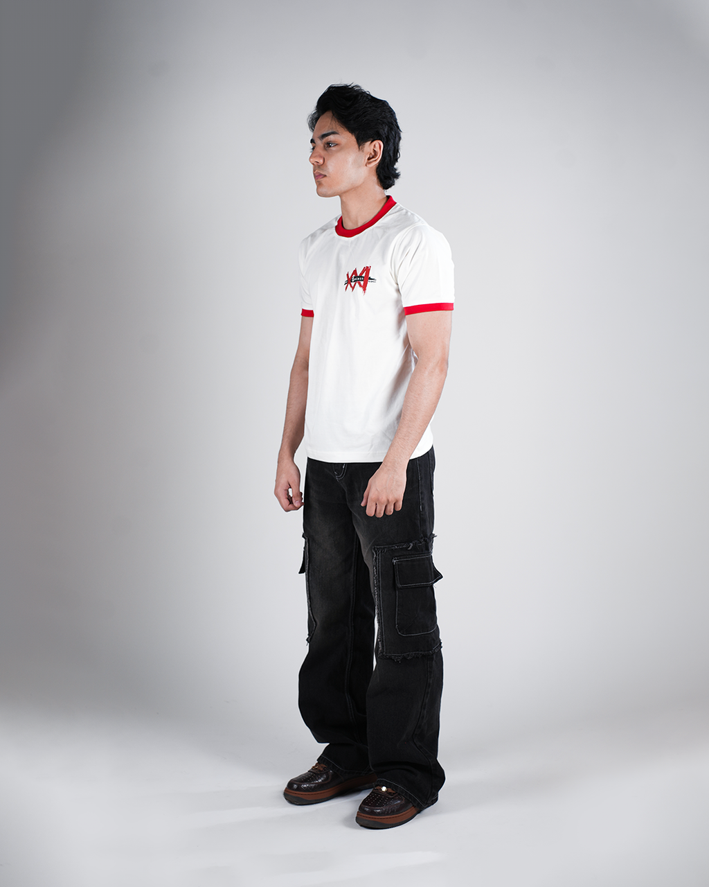 The Saints Varsity Ringer Regular Fit Tee